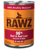 Rawz 96% Beef & Beef Liver Dog Food