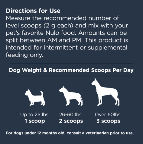 Nulo’s Advanced Health Functional Powder for Dogs