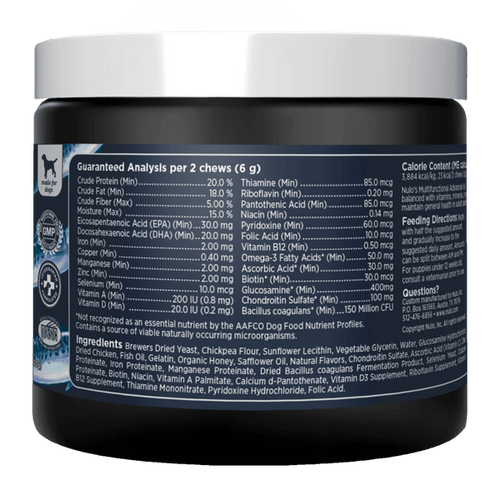 Nulo Multifunctional All-In-1 Soft Chew Supplement For Dogs