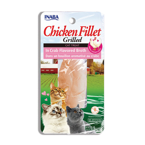 Inaba Grilled Chicken Crab Flavored Broth for Cats