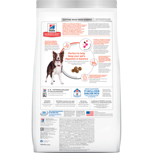 Hill's Science Diet Adult Perfect Digestion Salmon & Brown Rice Recipe Dog Food