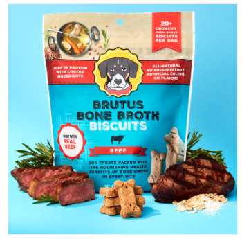 Brutus Broth Biscuits - Beef Dog Treats