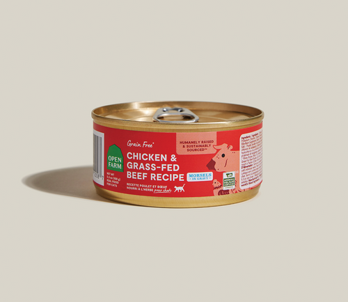 Open Farm Chicken & Grass-Fed Beef Morsels in Gravy for Cats