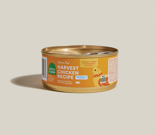 Open Farm Harvest Chicken Morsels in Gravy for Cats