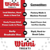 Winni Treats Freeze Dried Beef Liver Dog Treats - 100% Pure Beef, Grain-Free, Nutritious Training Treats