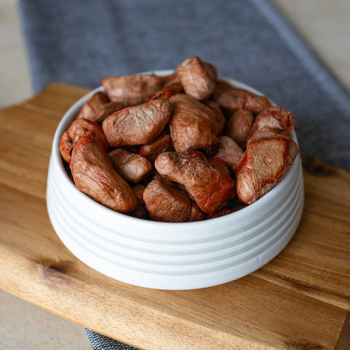 Winni Treats Freeze Dried Chicken Hearts Dog Treats - 100% Natural High Protein Snack Made in USA