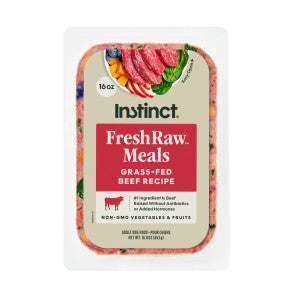 Instinct® FreshRaw Meals Grass-Fed Beef Recipe Dog Food