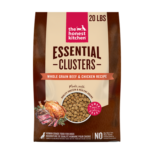 The Honest Kitchen Whole Grain Beef & Chicken Essential Clusters Dry Dog Food