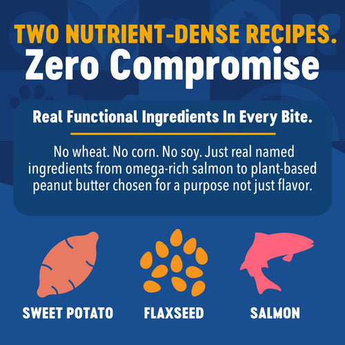 Finley's Salmon, Sweet Potato & Flax Hearty Selects Dog Treats